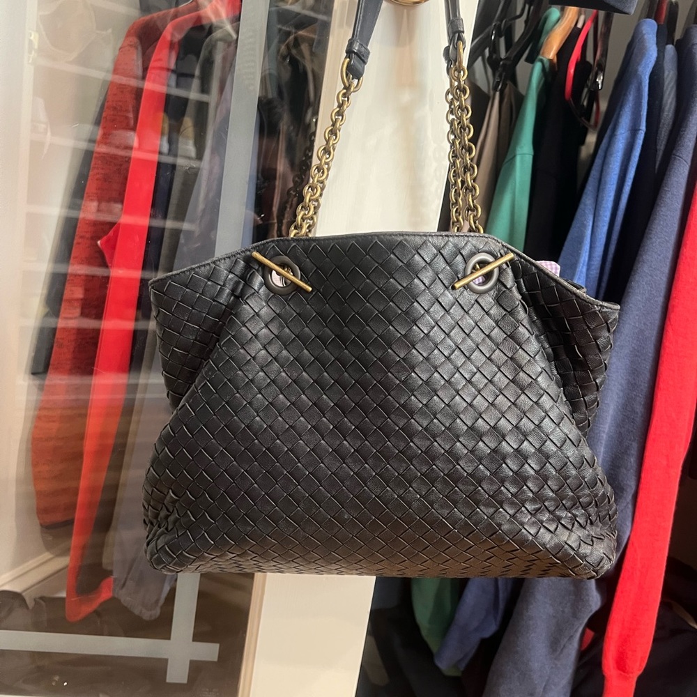 Bottega Veneta, well loved. Navy.